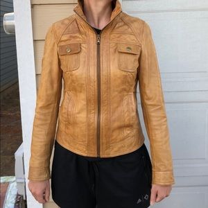 Leather jacket size S